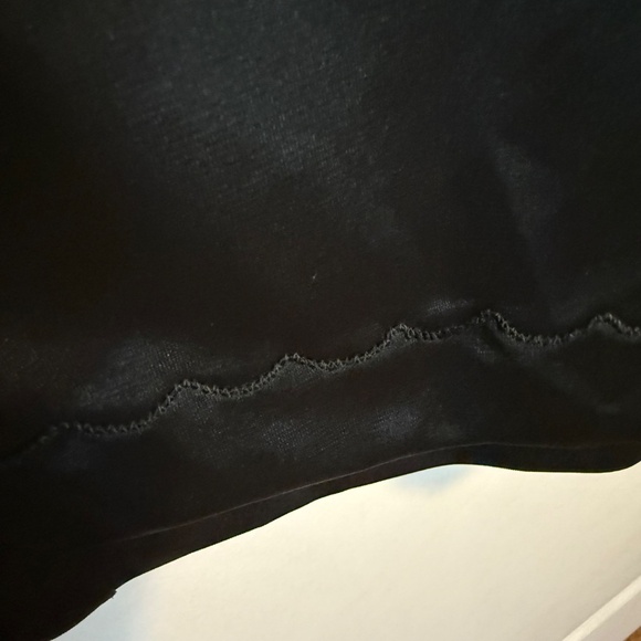 Vintage Sears Black Full Dress Slip Size 34 Tall Adjustable Straps - Picture 9 of 11